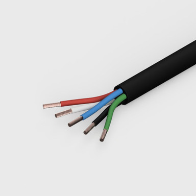 Tagra | 5 Core | Silicone | LED Cable | 0.5mm² - SILCBL-5C-BLACK.jpg