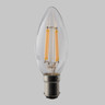 Candle C35 LED Filament Bulb - B15 - 400lm - 2700K Very Warm White - Dimmable - Pack of 3 - TL_C35F_4D_B15_OFF_Base_2__14399.jpg