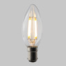 Candle C35 LED Filament Bulb - B15 - 400lm - 2700K Very Warm White - Dimmable - Pack of 5 - TL_C35F_4D_B15_ON_copy_Base_2B__03226.jpg