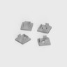 Set of 4 End Caps for Plaster-In Slim Recessed Aluminium Profile - 5213-ENDCAP-SIL-1__00332__33891.jpg