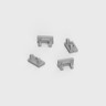 Set of 4 Endcaps for Mini Aluminium Profile, Grey - 1207-ENDCAP-SIL-1__12161__20788.jpg