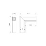 L Shaped Connector Kit for Recessed 35x35mm Profile - 3535-LCONNRECESS__65487.jpg