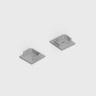 Pack of 10 Endcaps for 23x25mm Connectable Aluminium Channel, Silver - 2325-ENDCAP-SIL-1__58411__17266.jpg