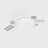 135 Degree Angled Connector for 23 x 25mm Connectable Aluminium Channel, White - 2325-135DEG-WHT-1__02030__41300.jpg