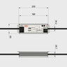 Mean Well HLG Series 24V Constant Voltage LED Driver 96W, IP65 - HLG-100_Dims__68008__66910__19433.jpg