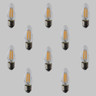 Pack of 10 Candle C35 LED Filament Bulbs - E27 - 400lm - 2700K Very Warm White - Dimmable - TL-C35-4D_E27_OFF__63232__60540__98175.jpg