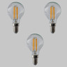 Pack of 3 Golf Ball G45 LED Filament Lamps - E14 - 400lm - 2700K - EasyDim - TL-GOLF-4D-E14_OFF_x_3__10201__12274__12668.jpg