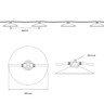 Core Connectable Festoon String 15m, 20 Shaded E27 Fixtures, 750mm Spacing, Black, IP44 - 750_Shade-01__70980__01598__07319.jpg