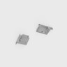 Pack of 10 Endcaps for 23 x 20mm Connectable Aluminium Channel, Silver - 2320-ENDCAP-SIL-3__28417__70804.jpg