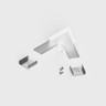 60 Degree Angled Connector for 23 x 20mm Connectable Aluminium Channel, White - 2320-60DEG-WHT-1__86508__14632.jpg