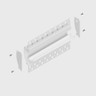 Plaster In Wall Washer LED Aluminium Profile 18.5 x 96.5mm - W-1896-EXPLODE__19114__92128.jpg