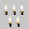 Candle C35 LED Filament Bulb - B22 - 400lm - 2700K Very Warm White - Dimmable - Pack of 5 - b22_x_5__89698__01074.jpg