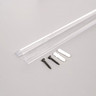 Horizontal Surface Mounting PC Kit for 25mm 360 Bend LED Neon Flex, 1 Metre Length - NEON36025-HSURFKIT-1M-B__33818.jpg