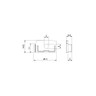 Tagra | 2 Pairs | End Caps | Plastic | For 21x14mm Profile | Grey - 2114-ENDCAP.jpg