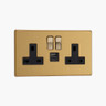 Varilight | 2-Gang | 13A | Switched Socket with USB-A x1 & USB-C x1 - XDB5UACBS.jpg