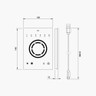 Nicolaudie | 1 Zone | 5-15V | DMX512 | WiFi | Touch | LED Wall Plate | 1024 Channels - STICK-CW4.jpg