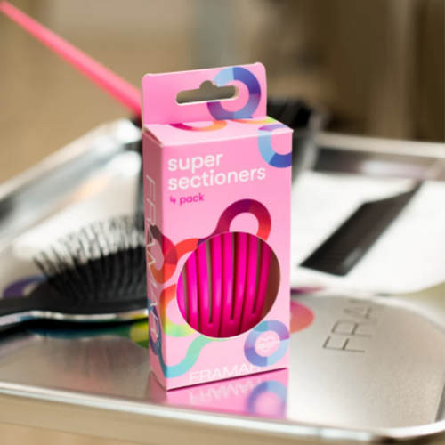 Super Sectioner Clips Pink - Clip professionali Rosa