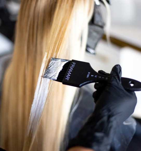 Power Painter Hair Color Brush - Pennelli professionali Rosa & Nero 2pz.