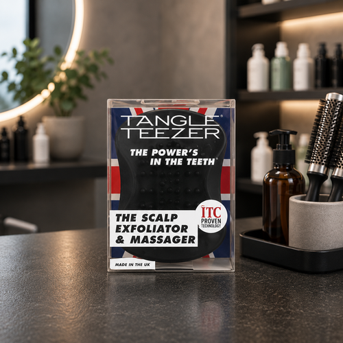 The Scalp Brush Black - Spazzola esfoliante per la cute Nera