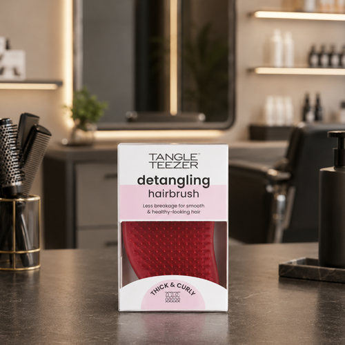 Thick & Curly Salsa Red - Spazzola districante per capelli ricci Rossa