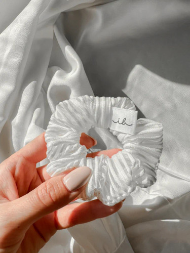 IB SPRUNCHIE EXTRA HOLD Pure White