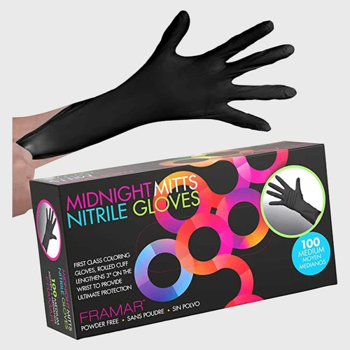 FRAMAR GLOVES Midnight Mitts Nitrile L ADI S.R.L. - Store 1