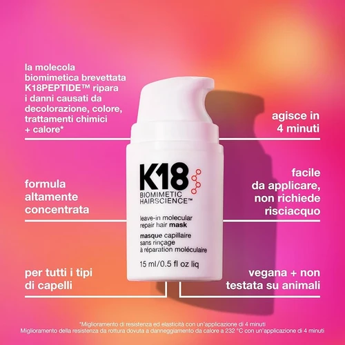 K18 Leave-in Repair Mask 15ml ADI S.R.L. - Store 1