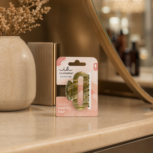 Clipstar Evergreen– Pinza per capelli Verde taglia M