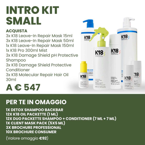 K18 Intro Kit SMALL ADI S.R.L. - Store 1
