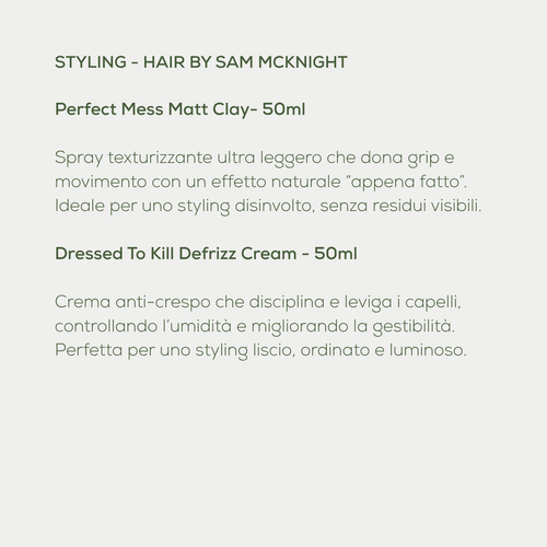 STARTING KIT HAIR BY SAM MCKNIGHT