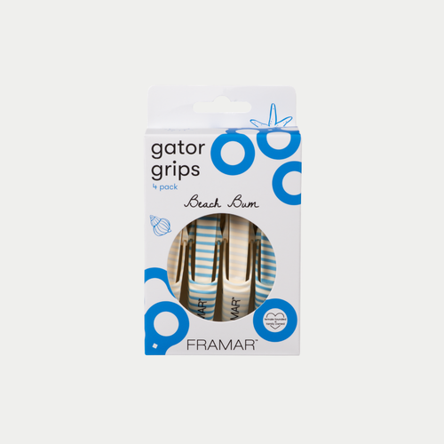 Framar Gator Grips Beach Bum - Mollette per capelli per servizio colore 4pz.