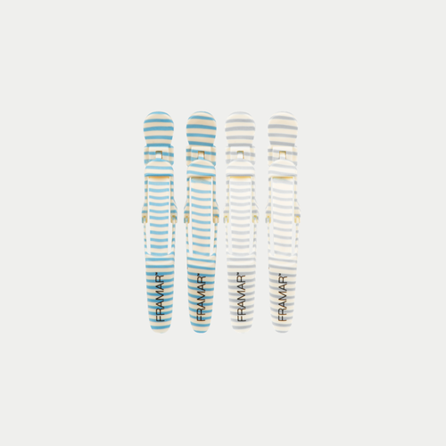 Framar Gator Grips Beach Bum - Mollette per capelli per servizio colore 4pz.