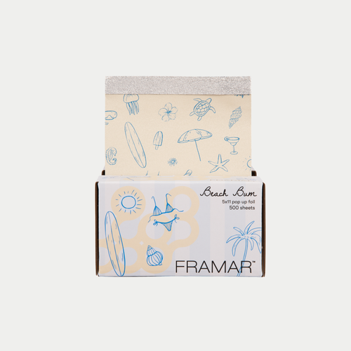 Framar Pop Up Beach Bum  - Cartine pretagliate per colore capelli 5x11 - 500pz.