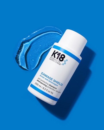 K18 Damage Shield pH Shampoo 250 ml, shampoo professionale per detergere e proteggere i capelli.