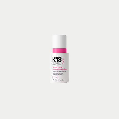 K18 HeatBounce 118 ml, spray termoprotettore professionale per proteggere i capelli dal calore dello styling.