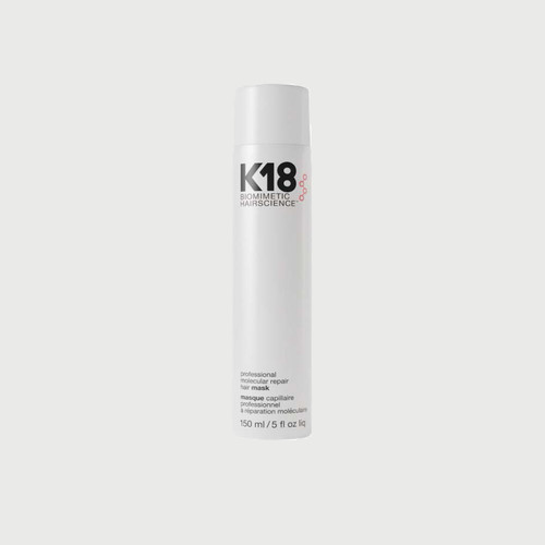 K18 Leave-In Molecular Repair Mask 150 ml, trattamento leave-in professionale per riparare i capelli danneggiati.
