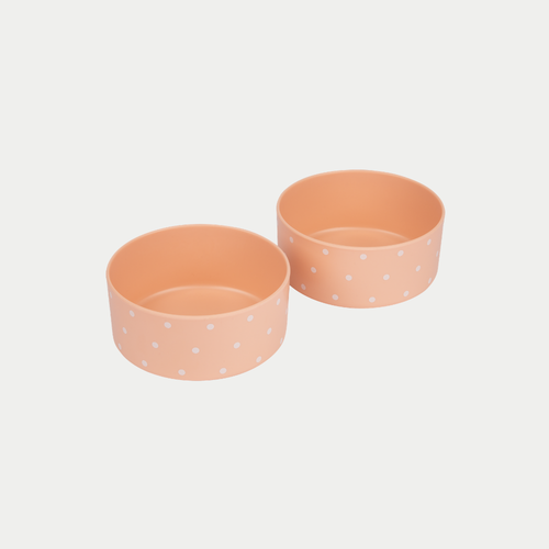 Peach Please Bamboo Bowls - Ciotole professionali per servizio colore 2pz.