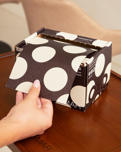 FRAMAR EMBOSSED ROLL Big CreamDots 320ft