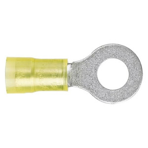 12-10 AWG Nylon Ring Terminal #8 Stud PK500 - PN10-8R-D