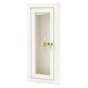 Fire Extinguisher Cabinet, Semi Recessed, 26 3/4 in Height, 10 lb - 7322-BB