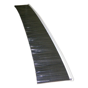 Vestil Polypropylene Brush Sweeper/Brush Kit 60 In. Black - VSWP-60-RB