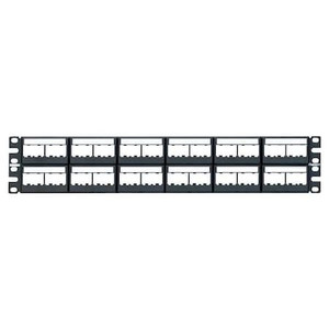 Patch Panel, Mini-Com, Rack Mt, 48 Port - CPPL48WBLY
