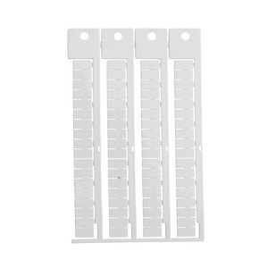 Terminal Block Tag Polycarbonate 12.00 mm H x 6.00 mm W Box of 1008 Pieces, 1008PK - SA4800
