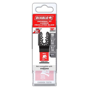 Diablo 1-1/4 in. W Carbide Oscillating Blade Metal 10 pk - DOU125CF10