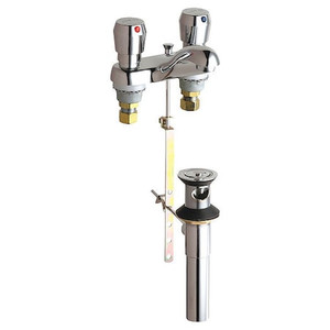 Manual 4" Mount, Bathroom Faucet, Chrome plated - 797-665ABCP