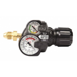 Gas Regulator Single Stage, CGA 580, Use With: Inert - 0781-3609