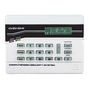 Intrusion System Keypads, 5-7/8" W, LED - GEM-K4RF
