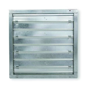 Mtrzd Damper, For Fan Dia. 24", 100-240V - 3C727