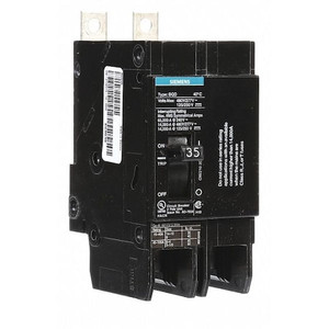 Miniature Circuit Breaker, BQD Series, 35A, 2 Pole, 480V AC, 14kA at 480V AC - BQD235