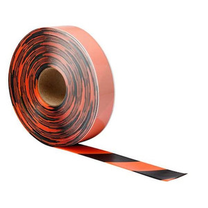 Floor Tape, Black/Orange, 2 inx100 ft, Roll - 170081